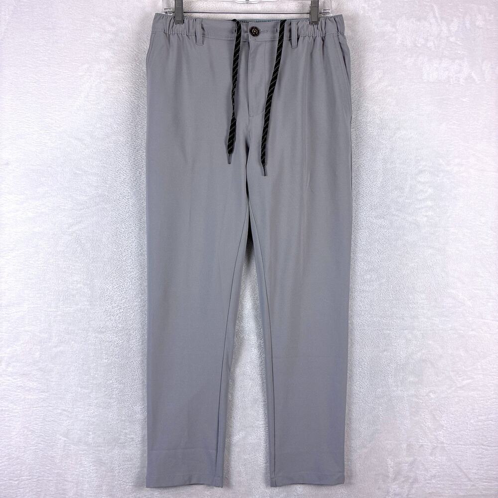 Chubbies Pants Mens M Gray Everywear Drawstring Elastic Pull On Preppy Beach